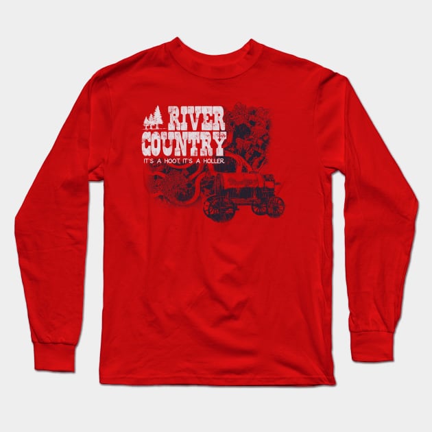 River Country - It's a hoot, it's a holler! Long Sleeve T-Shirt by retrocot